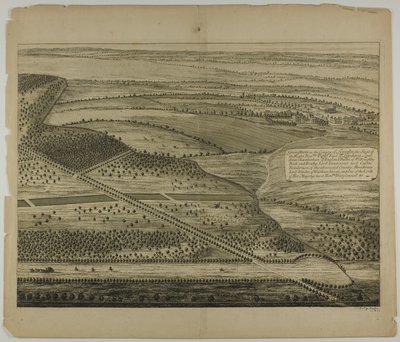 Grimthorp w hrabstwie Lincoln, płyta 23 z Britannia Illustrata autorstwa Johannes Kip