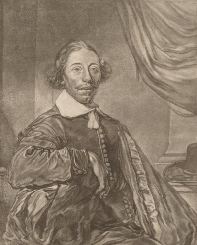 Portret siedzącego mężczyzny, 1771. autorstwa Johannes Kornlein