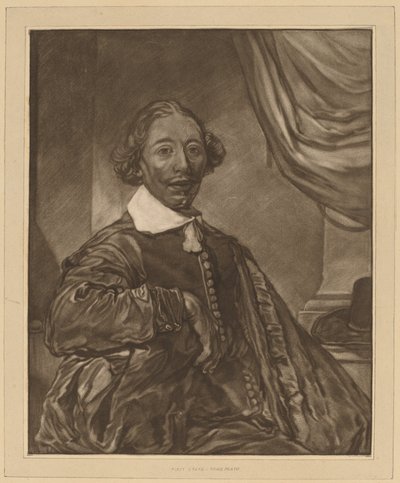Portret siedzącego mężczyzny, 1771. autorstwa Johannes Kornlein