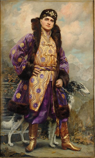 Portret Jusupowa (olej na płótnie) autorstwa Johannes Linse