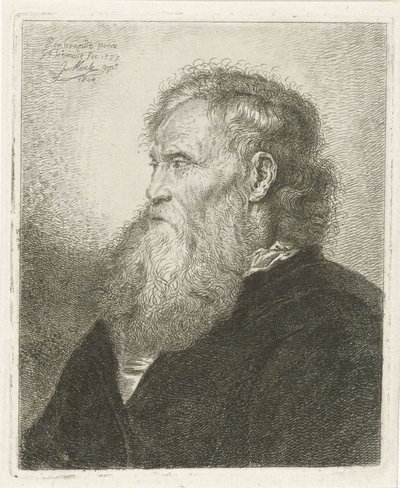 Portret starca z brodą autorstwa Johannes Mock