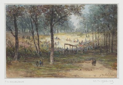 Spotkanie na świeżym powietrzu autorstwa Johannes Pieter van Wisselingh