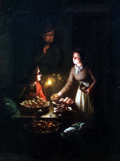 Sprzedawca owoców autorstwa Johannes Rosiere