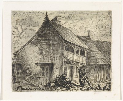 Domek w Oświęcimiu w Czechach autorstwa Johannes Tavenraat