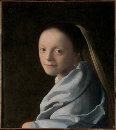 Studie einer jungen Frau autorstwa Johannes Vermeer