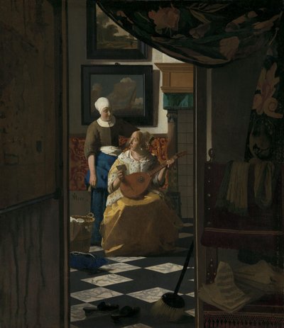 List miłosny autorstwa Johannes Vermeer