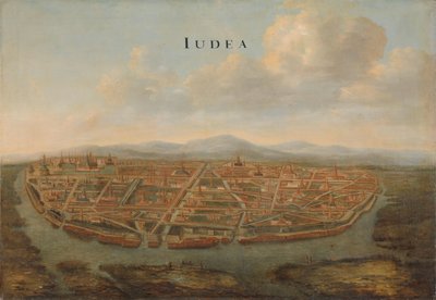Widok Judei, stolicy Syjamu, ok. 1662-3 autorstwa Johannes Vinckeboons