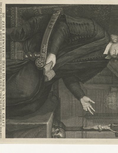 Portret Hendrika van der Grafta autorstwa Johannes Willemsz. Munnickhuysen