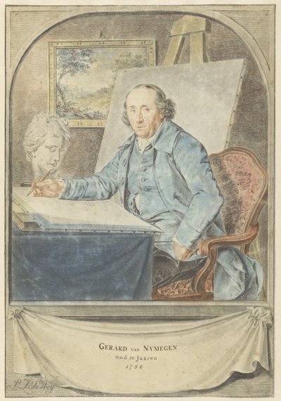 Portret Gerarda van Nijmegen autorstwa Johannes Zacharias Simon Prey