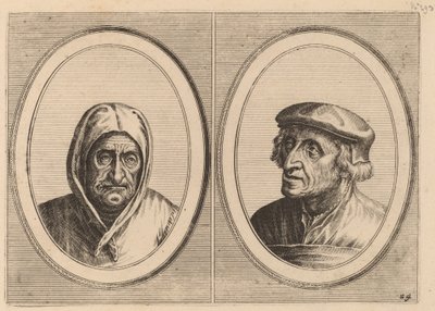 „Aecht Sonder-ziel” i „Heertje Al-te-mooy” autorstwa Johannes and Lucas van Doetechum after Pieter Bruegel the Elder
