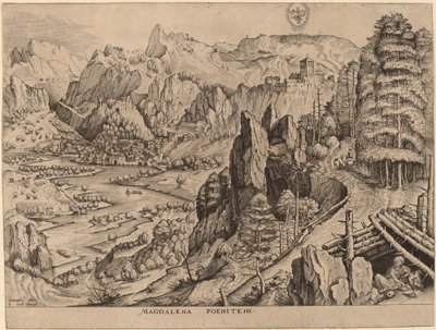 Magdalena pokutująca autorstwa Johannes and Lucas van Doetechum after Pieter Bruegel the Elder