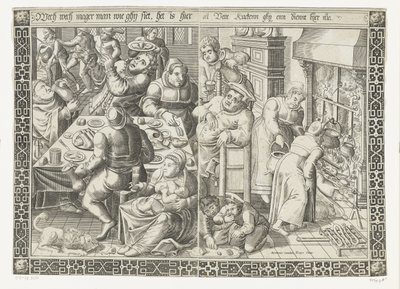 Tłusta kuchnia autorstwa Johannes of Lucas van Doetechum