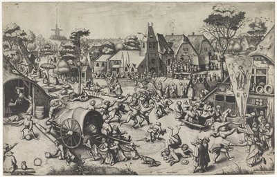 Jarmark św autorstwa Johannes of Lucas van Doetechum