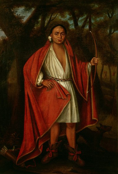 No Nee Yeath Tan no Ton, King of the Generath, 1710 autorstwa Johannes or Jan Verelst