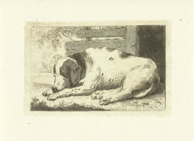 śpiący Pies autorstwa Johannes van Cuylenburgh