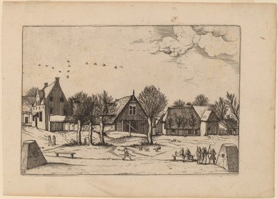 Wieś Wiejska autorstwa Johannes van Doetechum, the Elder and Lucas