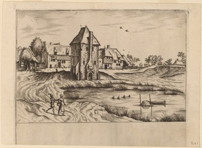 Farmy autorstwa Johannes van Doetechum, the Elder and Lucas