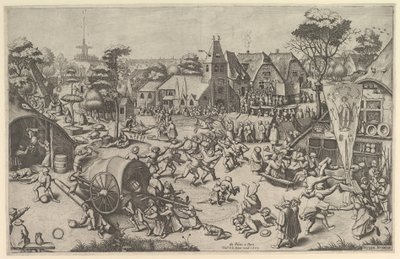Kermis św. 1569, druk 1601. autorstwa Johannes van Doetecum I
