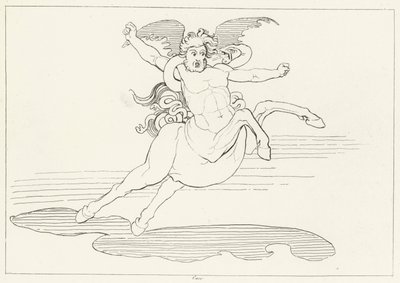 Kakus, Inferno, Canto 25 (grawerowanie) autorstwa John (after) Flaxman
