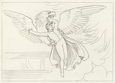 Sen Dantego, czyściec, kanto 9 (rycina) autorstwa John (after) Flaxman