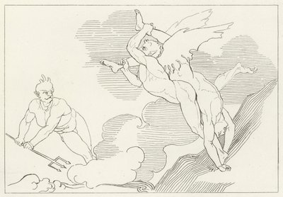 Szczyt Malebolge, Inferno, Canto 21 (grawerowanie) autorstwa John (after) Flaxman
