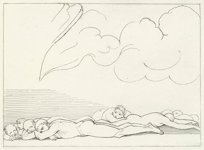 Trzęsienie ziemi, czyściec, kanto 20 (rycina) autorstwa John (after) Flaxman