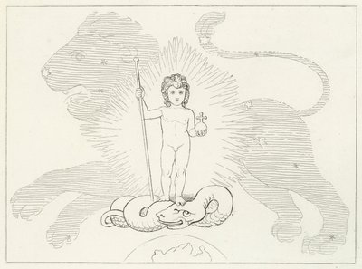 Dziecięcy Zbawiciel, Raj, Canto 16 (rycina) autorstwa John (after) Flaxman