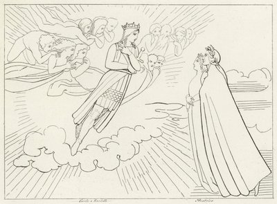 Planeta Wenus, Raj, Canto 8 (Grawerowanie) autorstwa John (after) Flaxman