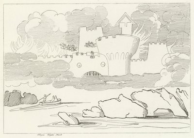 Pula zawiści, Inferno, Canto 8 (rycina) autorstwa John (after) Flaxman