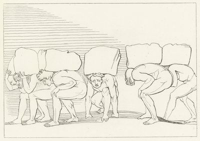 Dumni, czyściec, Canto 11 (rycina) autorstwa John (after) Flaxman