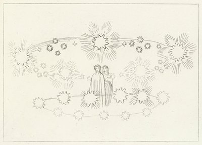Region Słońca, Raj, Canto 10 (grawerowanie) autorstwa John (after) Flaxman