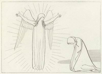 Pozdrowienie, czyściec, kanto 10 (rycina) autorstwa John (after) Flaxman