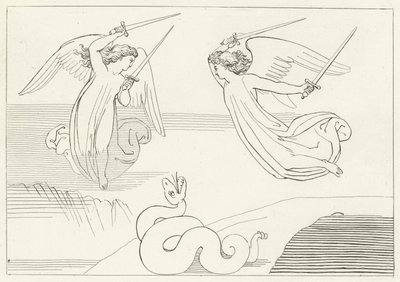 Dolina, czyściec, kanto 8 (rycina) autorstwa John (after) Flaxman