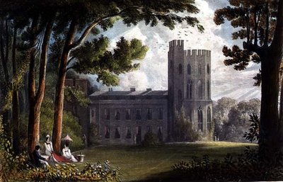 Cranburn Lodge, z „Repozytorium Sztuki” Ackermanna autorstwa John (after) Gendall