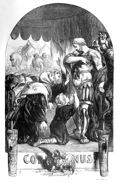 Coriolanus autorstwa John (after) Gilbert