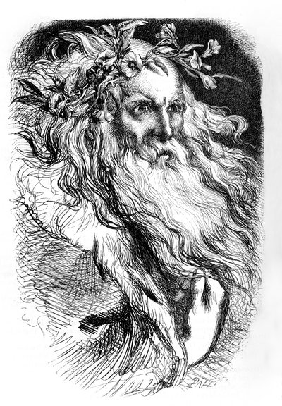 Król Lear autorstwa John (after) Gilbert