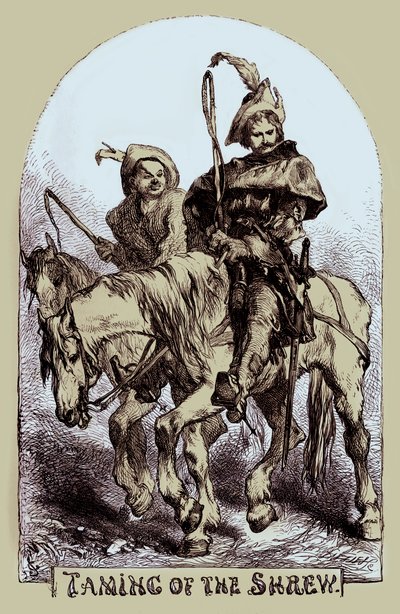 Poskromienie złośnicy autorstwa John (after) Gilbert