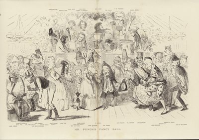 Fancy Ball Pana Puncha (grawerowanie) autorstwa John (after) Leech