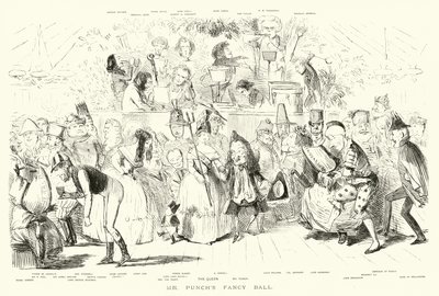 Fancy Ball pana Puncha (grawerowanie) autorstwa John (after) Leech
