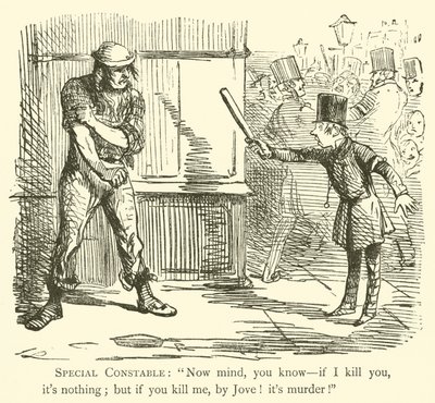 Policjant (grawerunek) autorstwa John (after) Leech