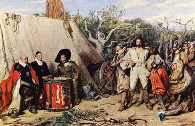 Sąd Bębniarski (kolorowa litografia) autorstwa John (after) Pettie