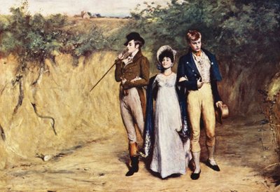 Two Strings to her Bow (kolorowa litografia) autorstwa John (after) Pettie