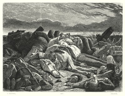 Childe Harold Lorda Byrona, Canto III, Stanza 28 (grawerowanie) autorstwa John (after) Tenniel