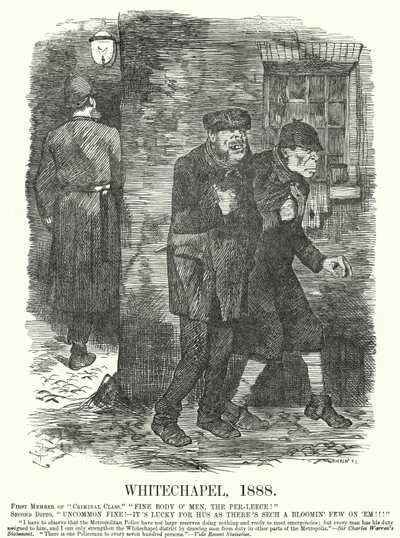 Kreskówka poncz: Whitechapel autorstwa John (after) Tenniel
