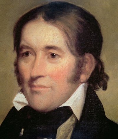 David (Davy) Crockett (1786-1836) 1834 (olej na płótnie) autorstwa John (attr. to) Neagle