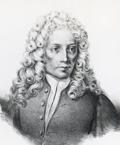 Portret Francesco Torti (1658-1741), włoskiego anatoma i lekarza autorstwa Walter Charles Mills