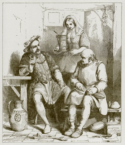 Król Hal i szewc autorstwa John Absolon