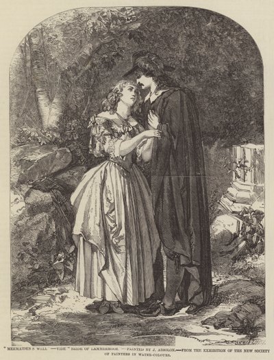 Studnia Mermaiden, vide Narzeczona z Lammermoor autorstwa John Absolon