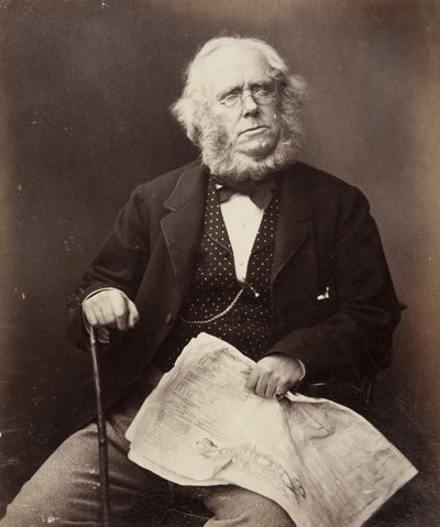 Pan James Playfair, Glasgow, 1855 autorstwa John Adamson