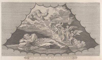 Jakub i niebiańska drabina autorstwa John Alexander